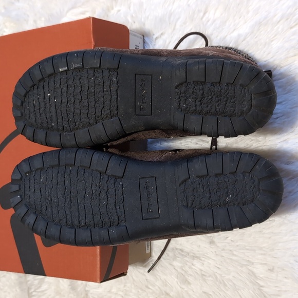 Propet Delaney Brown Suede Leather Lace Up Boots Size 6.5 Wide - Picture 9 of 12